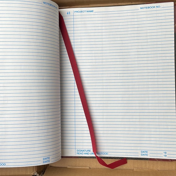 Vintage boorum pease laboratory notebook - Picture 6 of 10